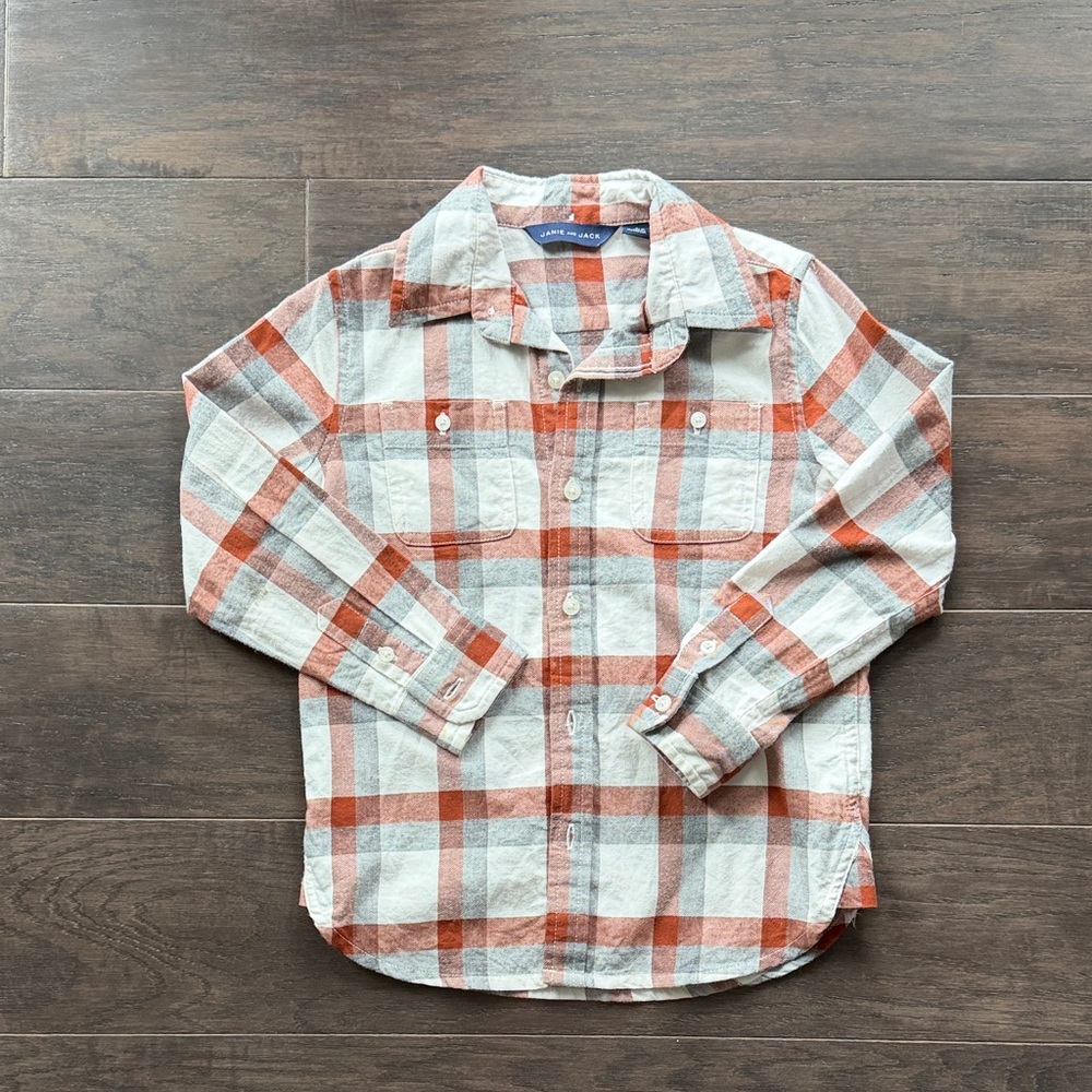 Janie and Jack Plaid Shirt